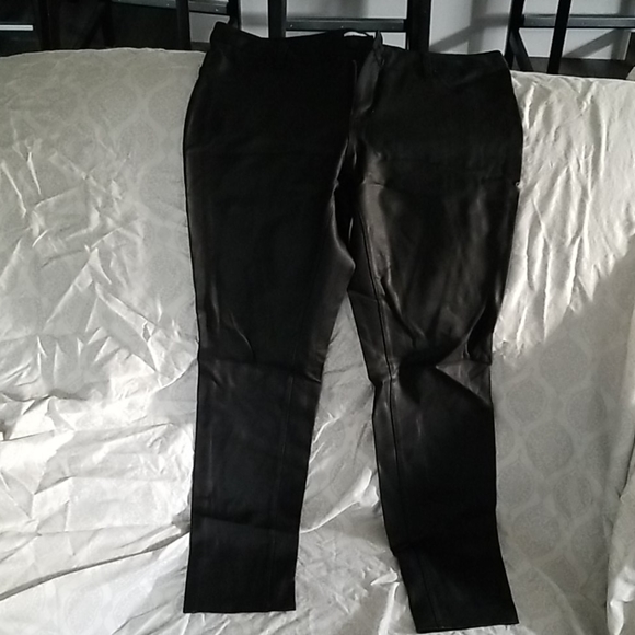 Kenneth Cole jeggings pleather - Picture 1 of 3